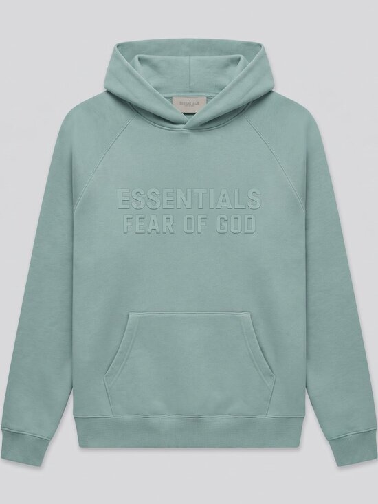 Fear of God Other - Essentials Fear of God Sycamore Hoodie with green Logo